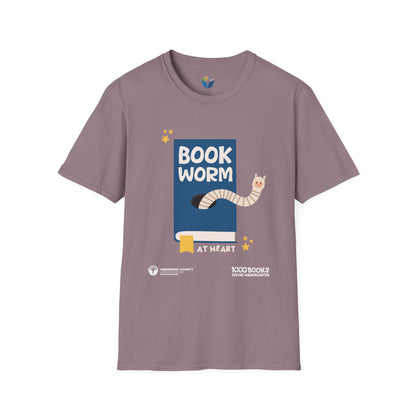Copy of Unisex Softstyle T-Shirt: BookWorm 1,000 Books Before Kindergarten