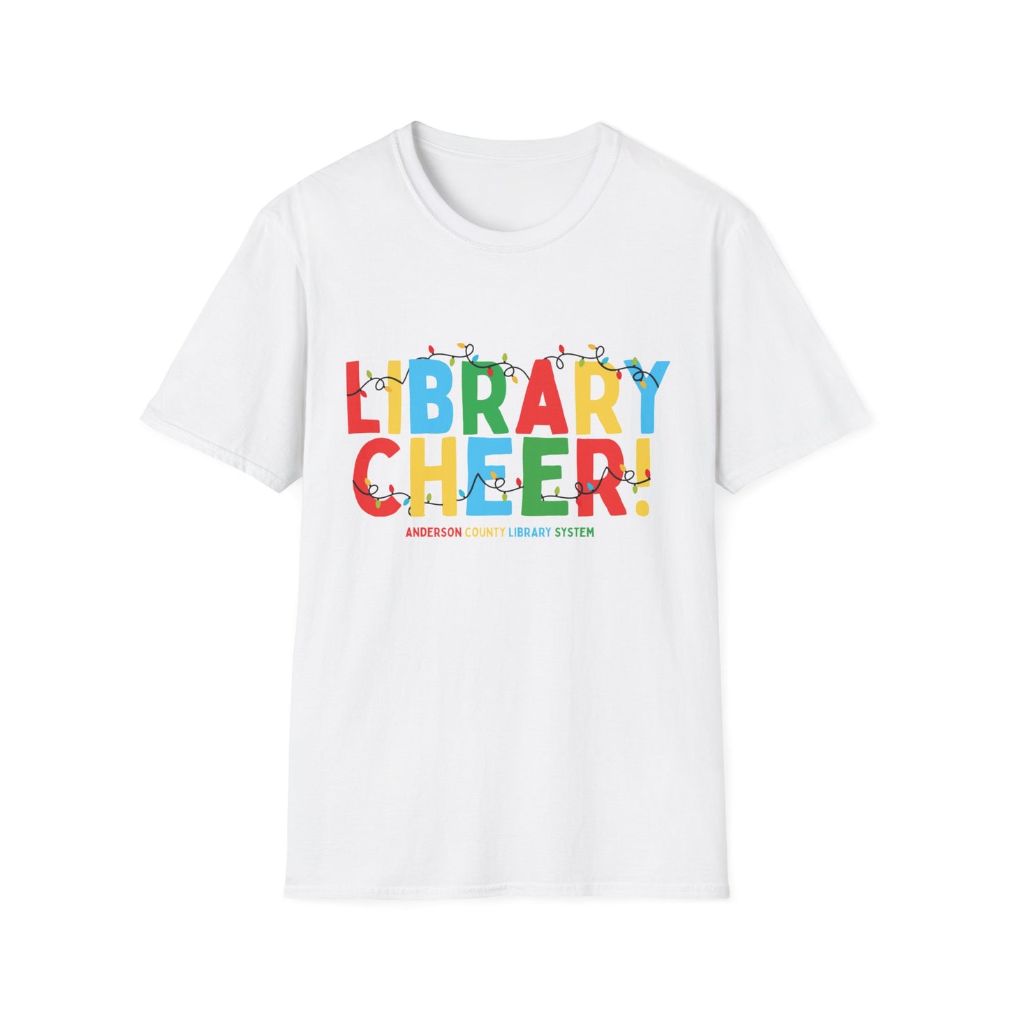 Unisex Softstyle T-Shirt: Library Cheer!