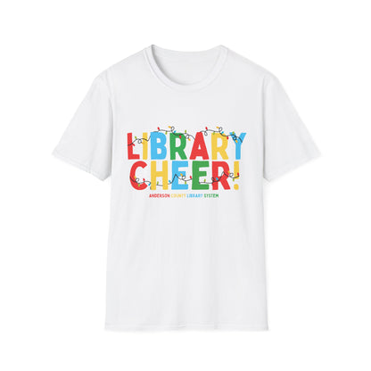 Unisex Softstyle T-Shirt: Library Cheer!