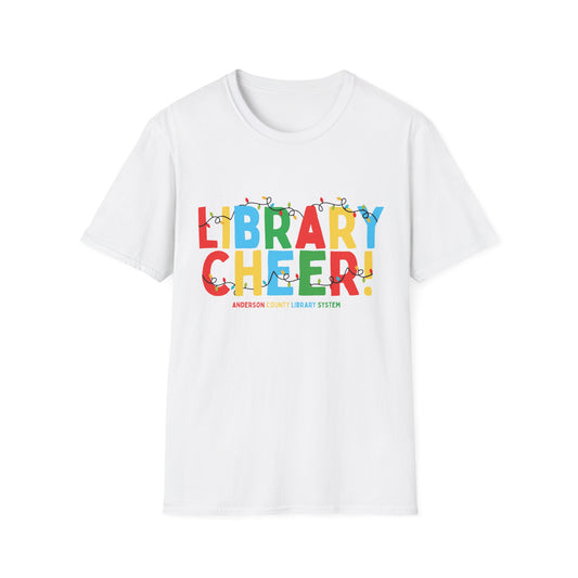 Unisex Softstyle T-Shirt: Library Cheer!