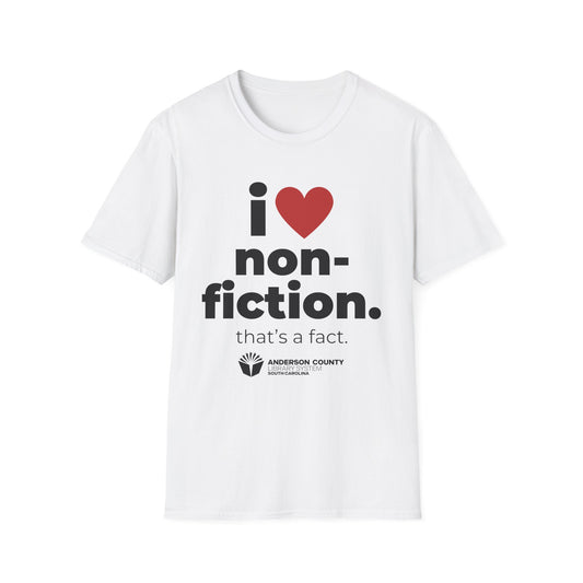 Unisex Softstyle T-Shirt: I Heart Nonfiction