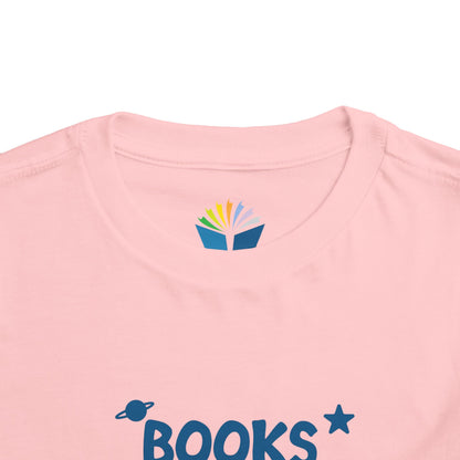 Toddler Short Sleeve Tee : Books are magic 1,000 Books Before Kindergarten
