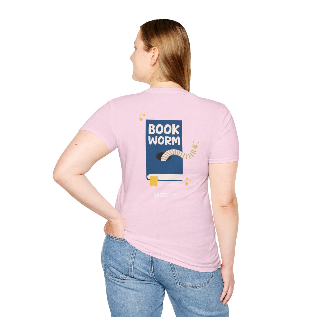 Copy of Unisex Softstyle T-Shirt: BookWorm 1,000 Books Before Kindergarten