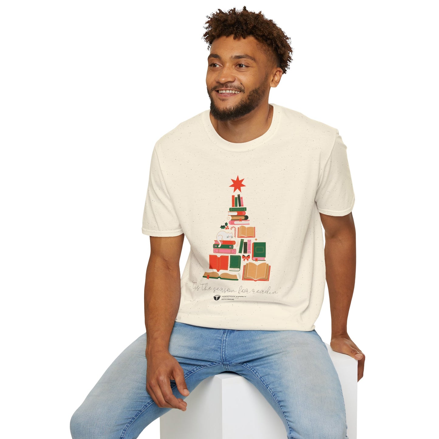 Unisex Softstyle T-Shirt: 'Tis the Season for Readin'