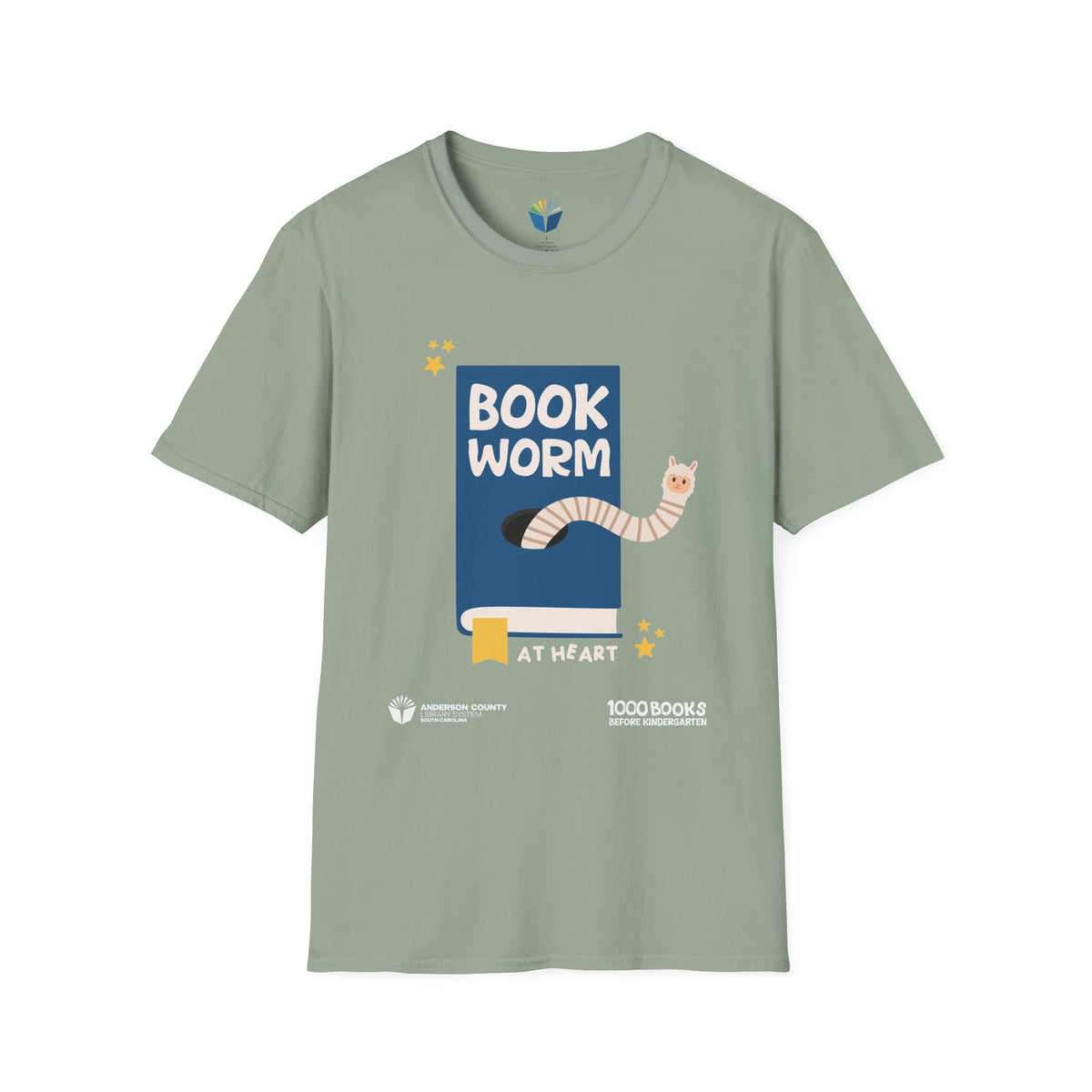 Copy of Unisex Softstyle T-Shirt: BookWorm 1,000 Books Before Kindergarten