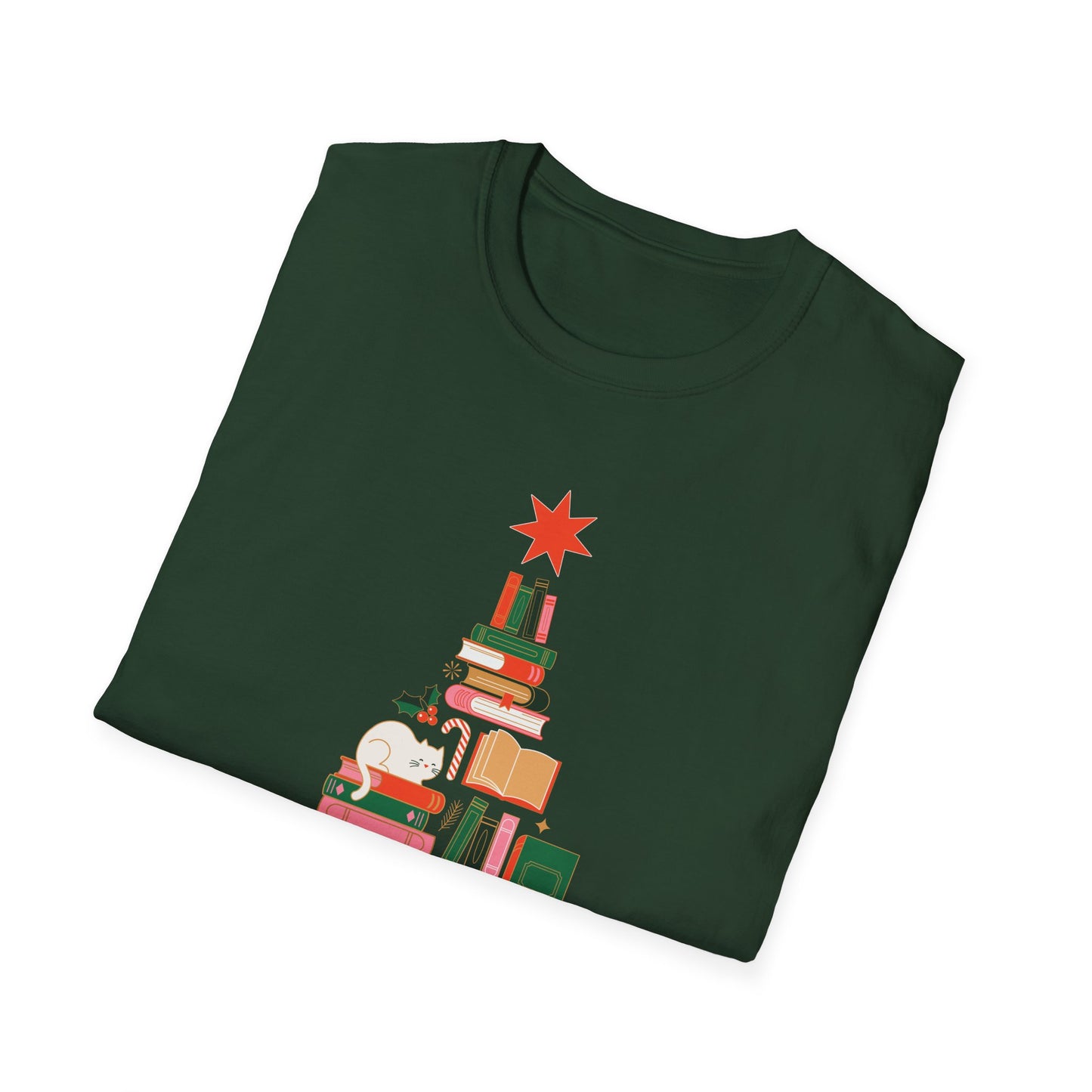 Unisex Softstyle T-Shirt: 'Tis the Season for Readin'