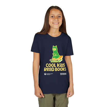 Youth Short Sleeve Tee : Cool Kids Read Books 1,000 Books Before Kindergarten