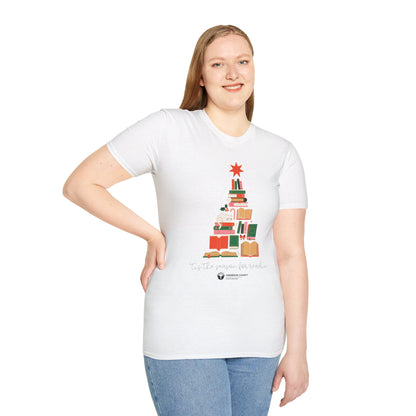 Unisex Softstyle T-Shirt: 'Tis the Season for Readin'