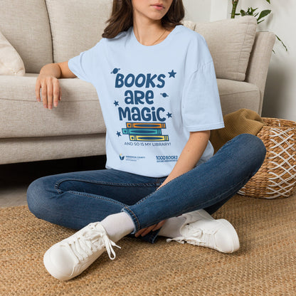 Unisex Softstyle T-Shirt: Books Are Magic 1,000 Books Before Kindergarten