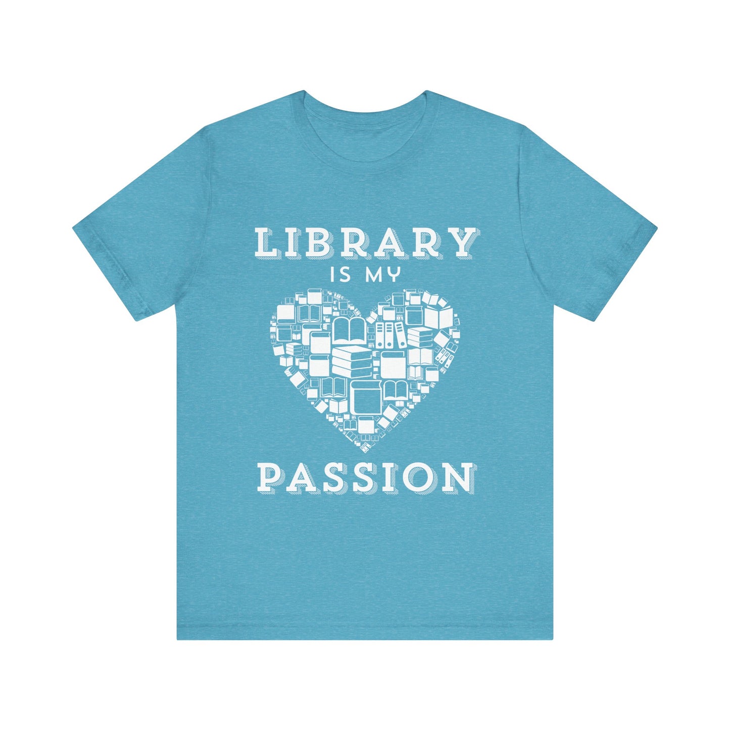 Unisex Softstyle T-Shirt: Library is My Passion