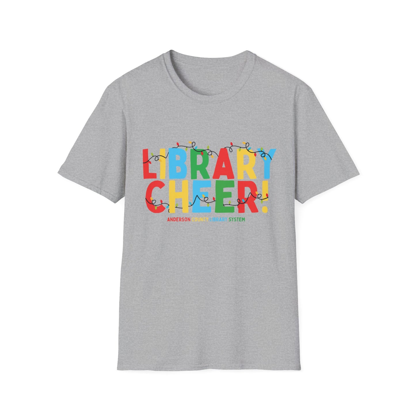 Unisex Softstyle T-Shirt: Library Cheer!