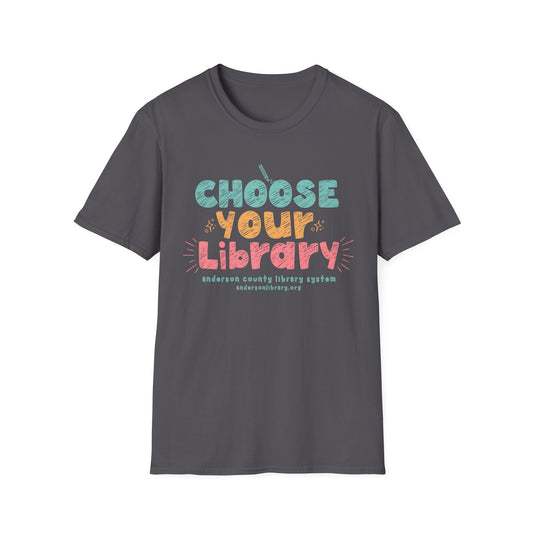 Unisex Softstyle T-Shirt: Choose Your Library