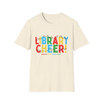 Unisex Softstyle T-Shirt: Library Cheer!