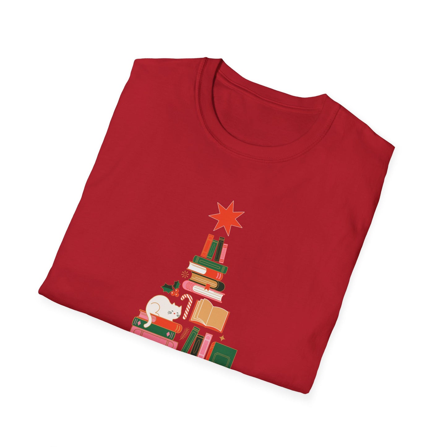 Unisex Softstyle T-Shirt: 'Tis the Season for Readin'