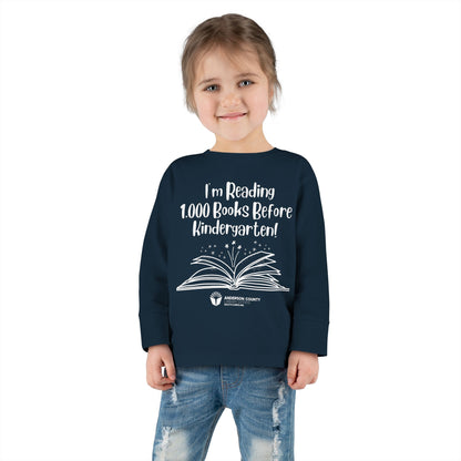 Toddler Tee: 1000 Books Before Kindergarten