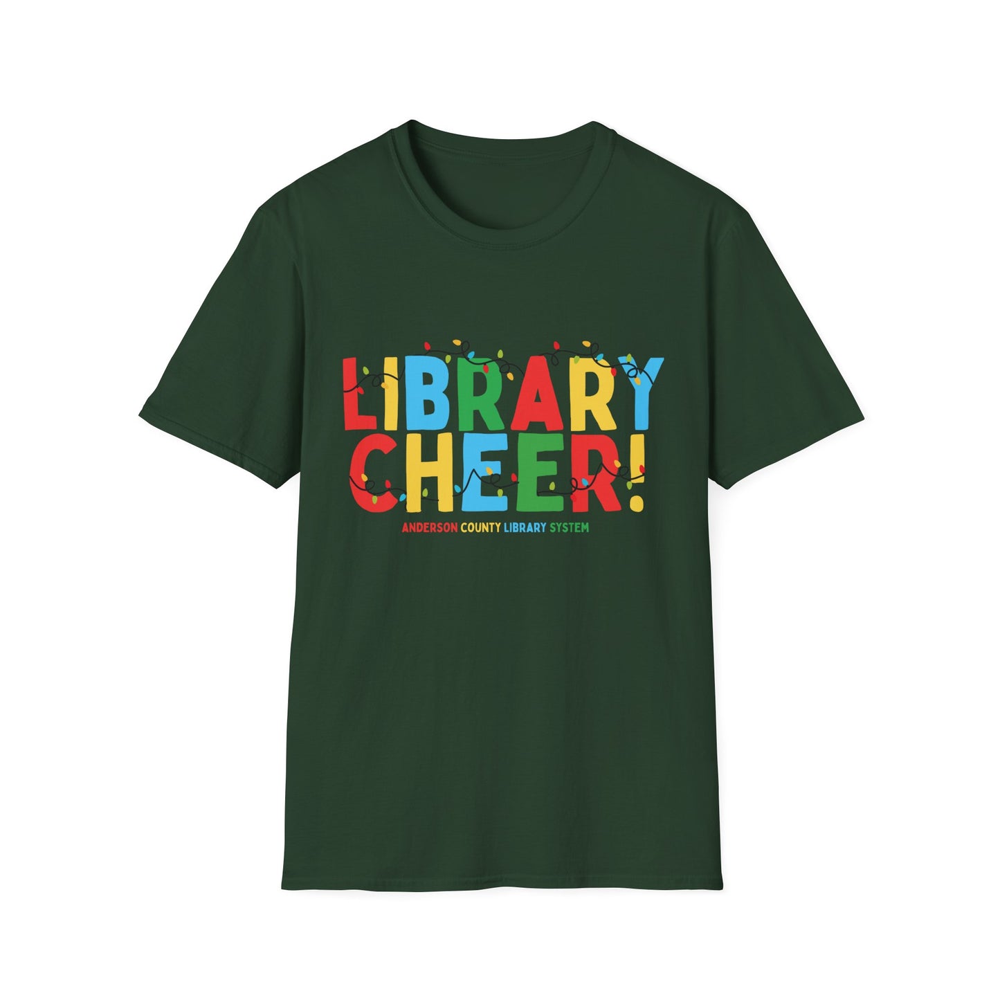 Unisex Softstyle T-Shirt: Library Cheer!