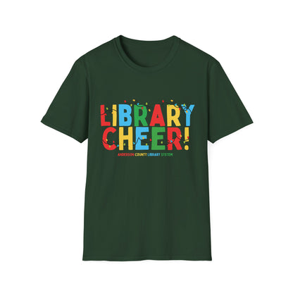 Unisex Softstyle T-Shirt: Library Cheer!