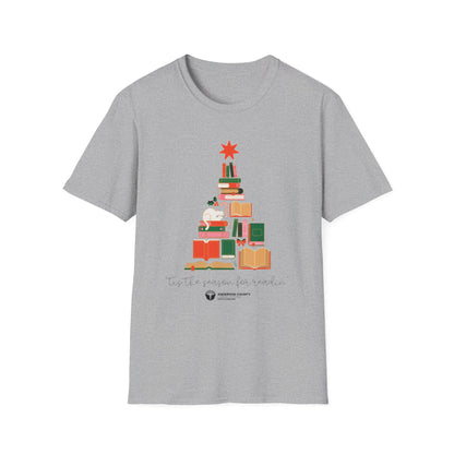 Unisex Softstyle T-Shirt: 'Tis the Season for Readin'