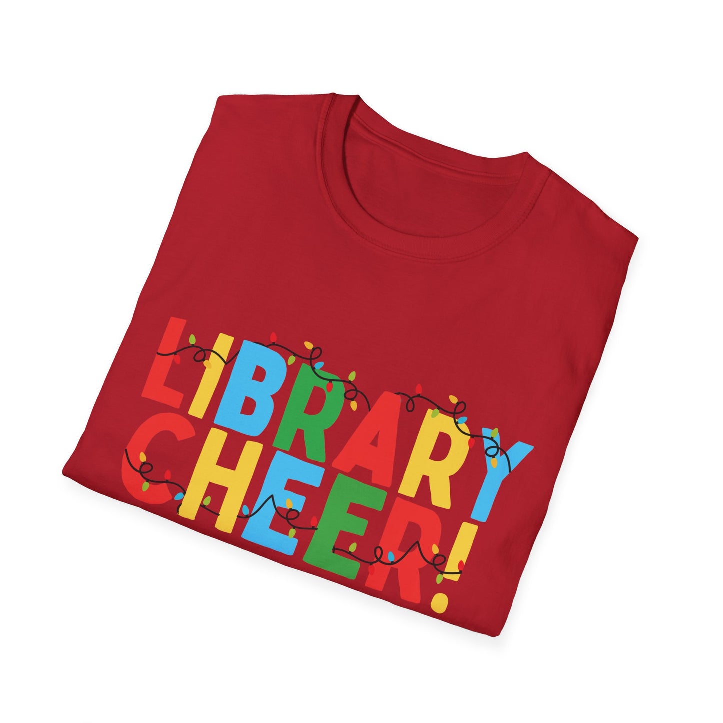Unisex Softstyle T-Shirt: Library Cheer!