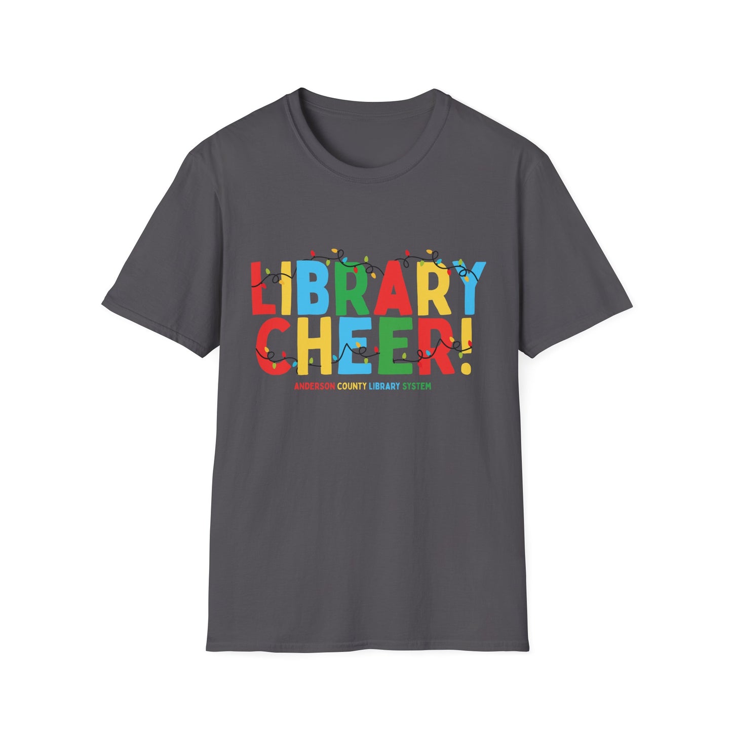 Unisex Softstyle T-Shirt: Library Cheer!