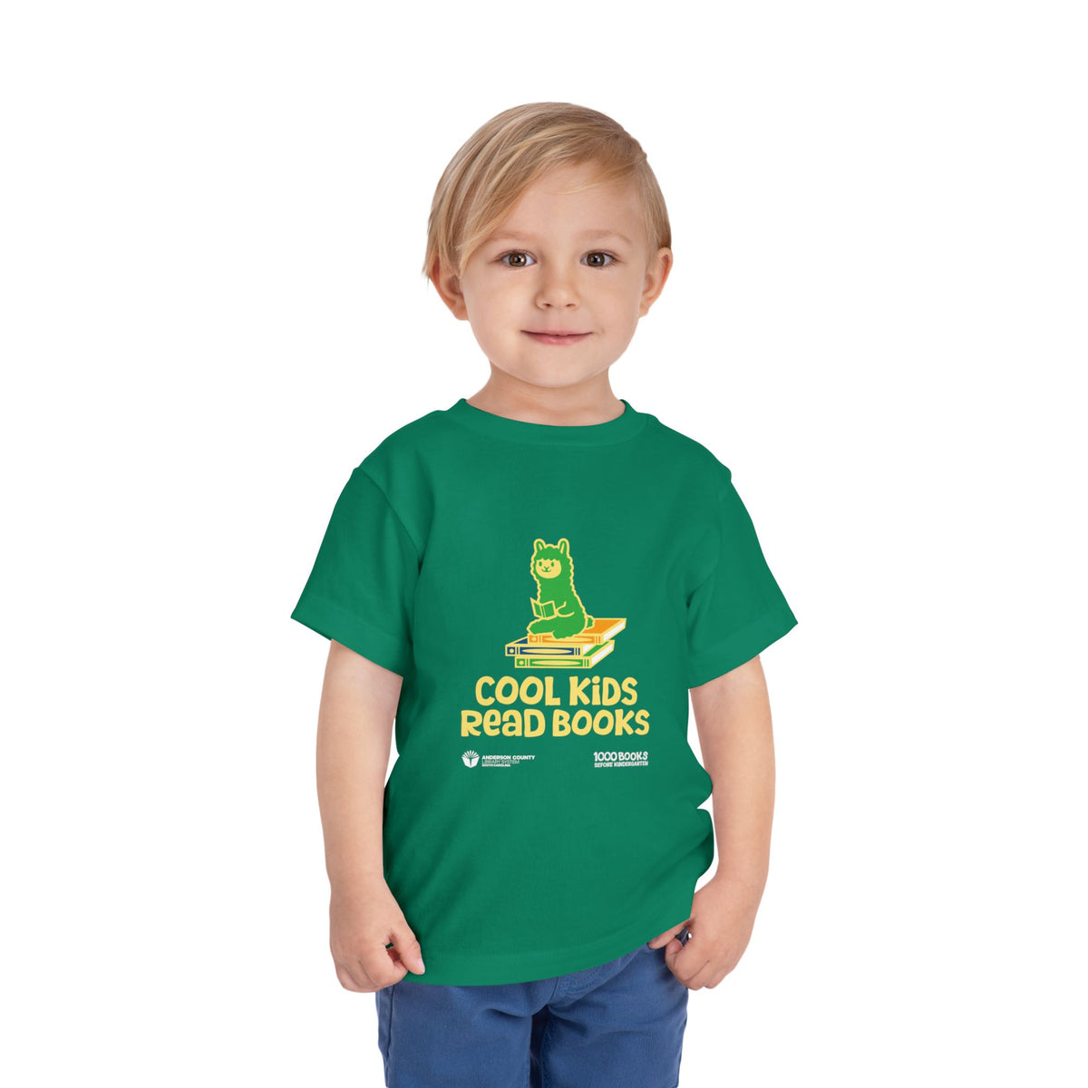 Copy of Copy of Toddler Short Sleeve Tee : Books are magic 1,000 Books Before Kindergarten
