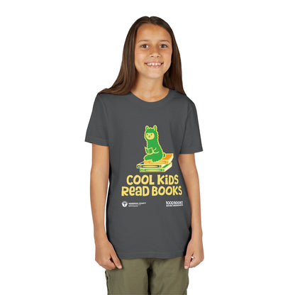 Youth Short Sleeve Tee : Cool Kids Read Books 1,000 Books Before Kindergarten