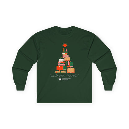 Long Sleeve Tee: 'Tis the Season for Readin'