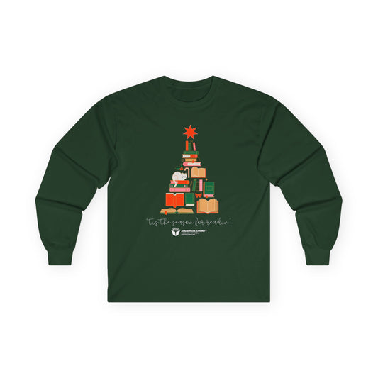 Long Sleeve Tee: 'Tis the Season for Readin'