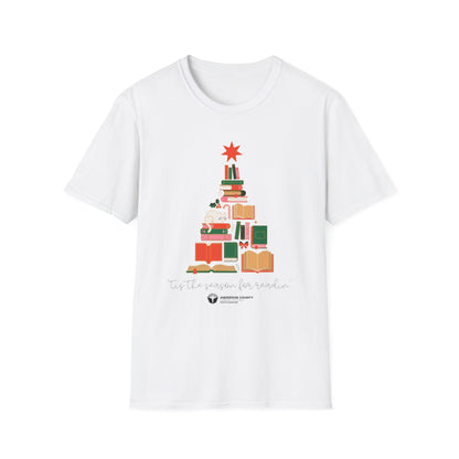 Unisex Softstyle T-Shirt: 'Tis the Season for Readin'